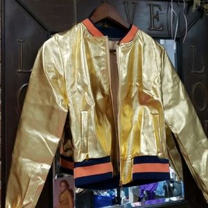 Gold casual Jacket